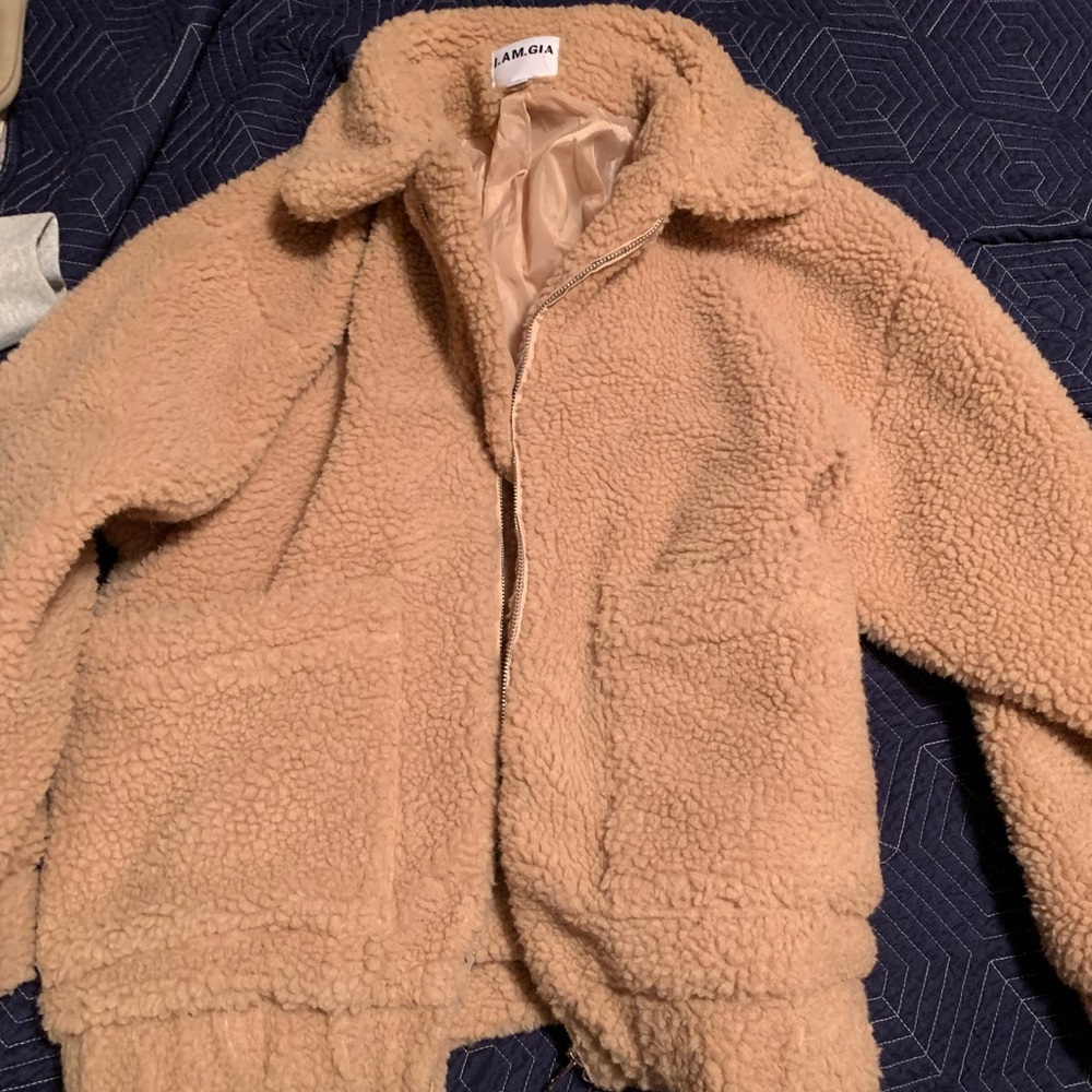 I Am Gia teddy coat